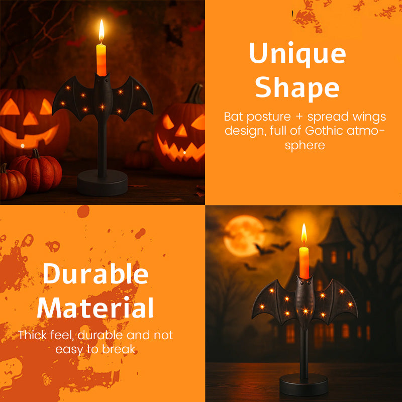 2025 New product 💥🦇Halloween Bat Candle Holder