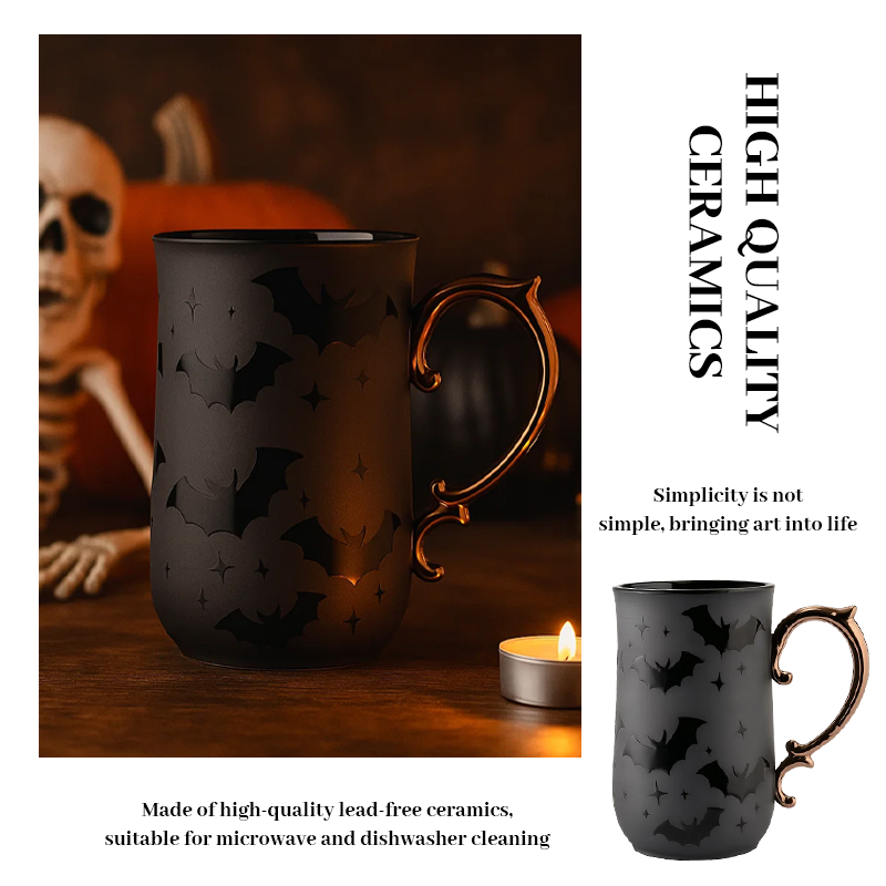 🦇 Gothic Bat Mug