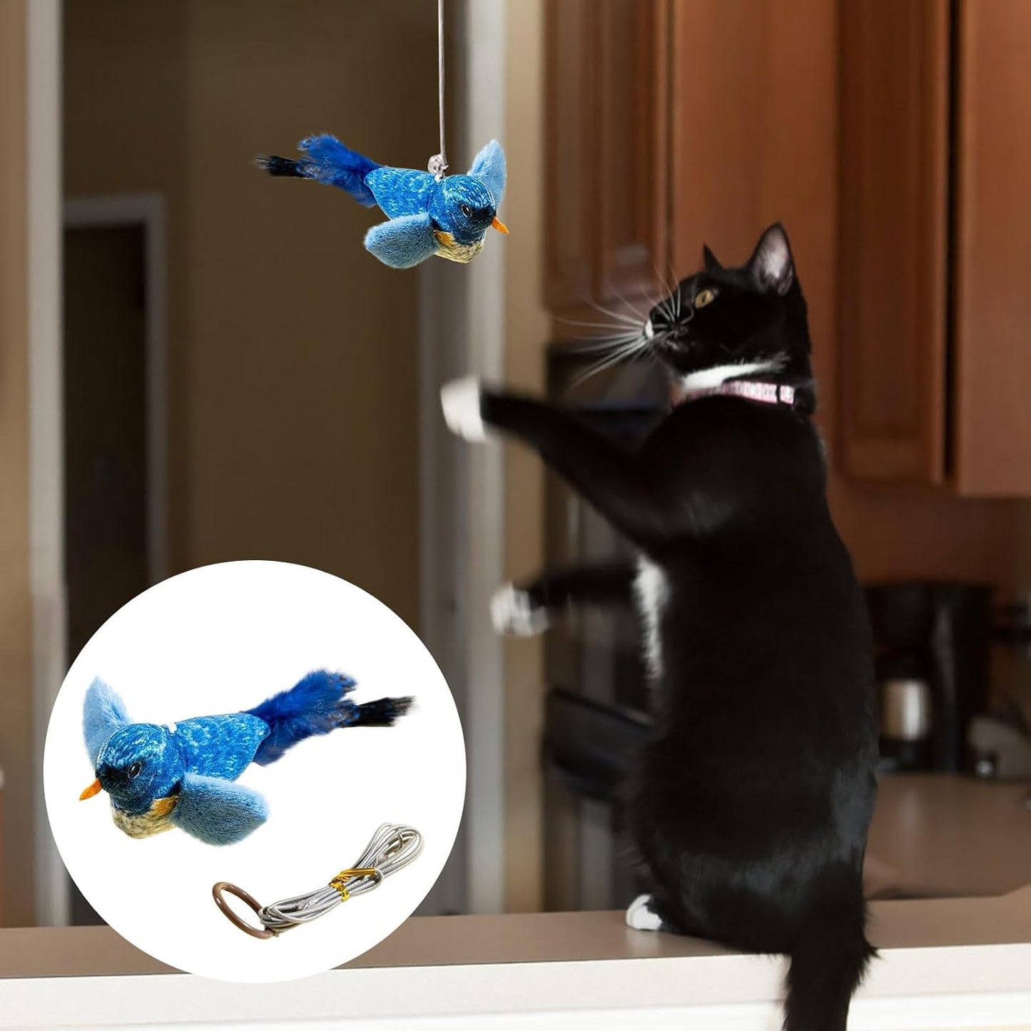 🔥 2025 Must-Have! Rechargeable Bird Toy for Cats