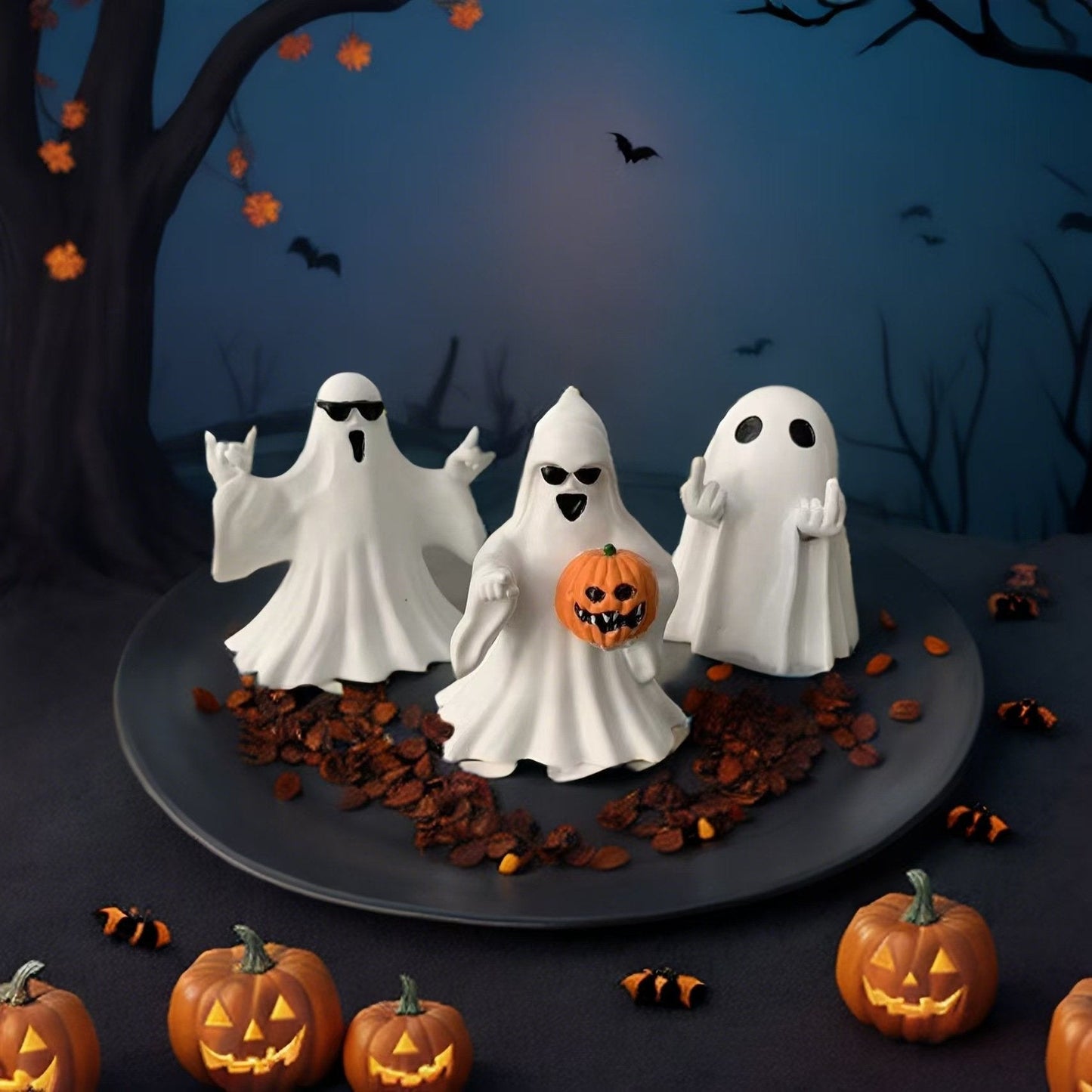 👻Halloween Early Hot Sale 45% OFF—Halloween Small Ghosts Scary Ghost Figurines