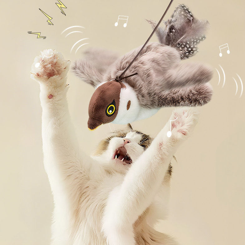🔥 2025 Must-Have! Rechargeable Bird Toy for Cats