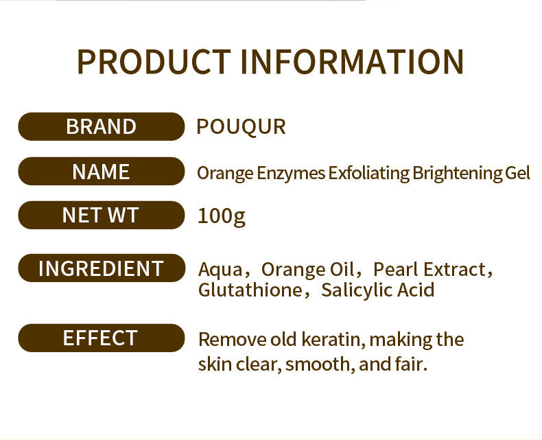 🧡 Bye Bye Dull Skin! Hello Smooth with Orange Enzyme Gel 💫