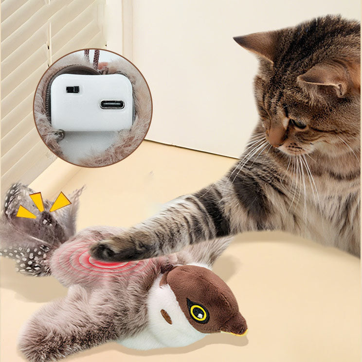 🔥 2025 Must-Have! Rechargeable Bird Toy for Cats