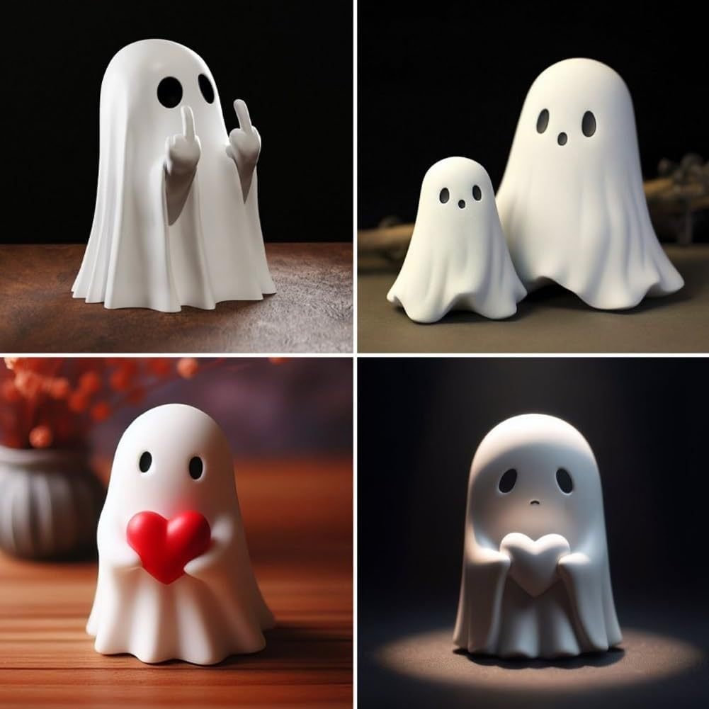 👻Halloween Early Hot Sale 45% OFF—Halloween Small Ghosts Scary Ghost Figurines