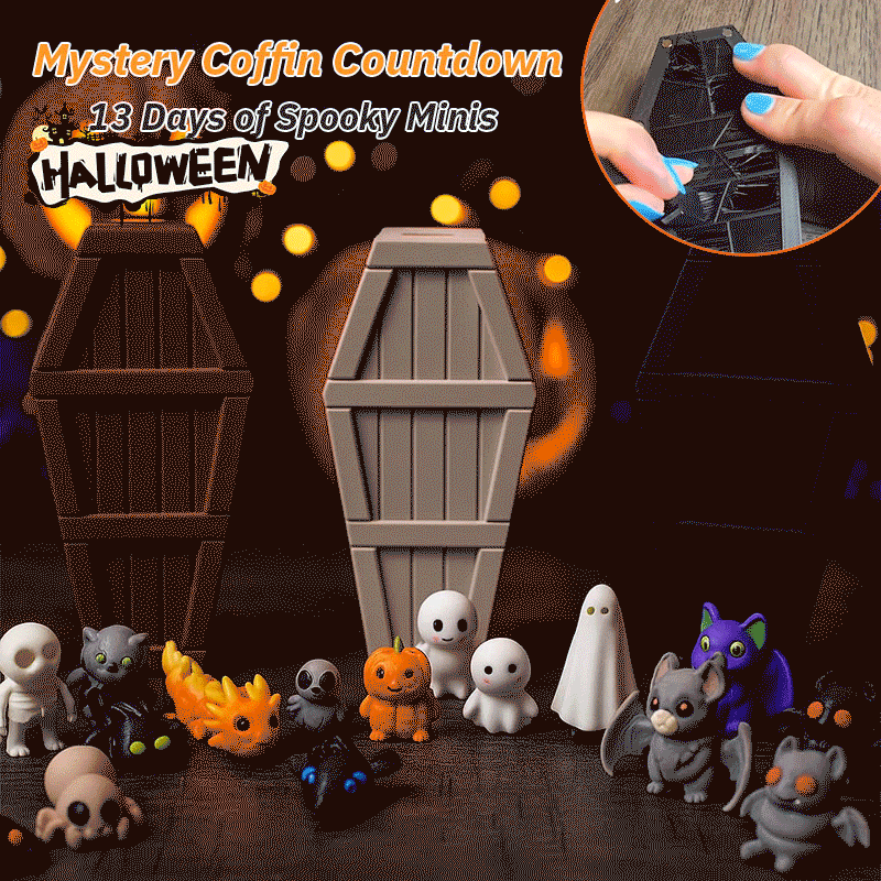 🎃Halloween Mystery Coffin Countdown🖤13-Day Spooky Surprise