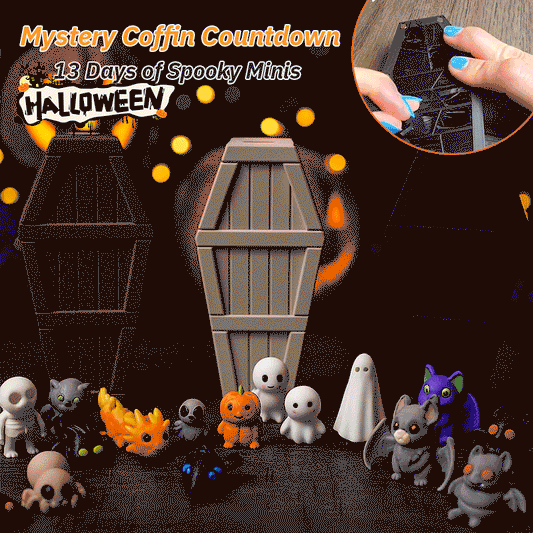 🎃Halloween Mystery Coffin Countdown🖤13-Day Spooky Surprise