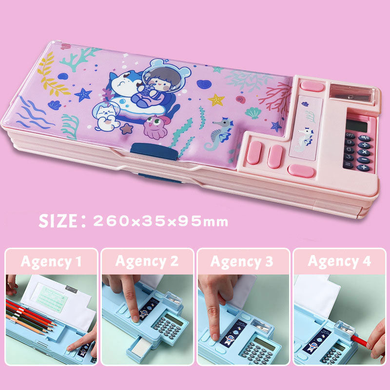 📚 Kids’ Favorite! Multi Pencil Case & Organizer