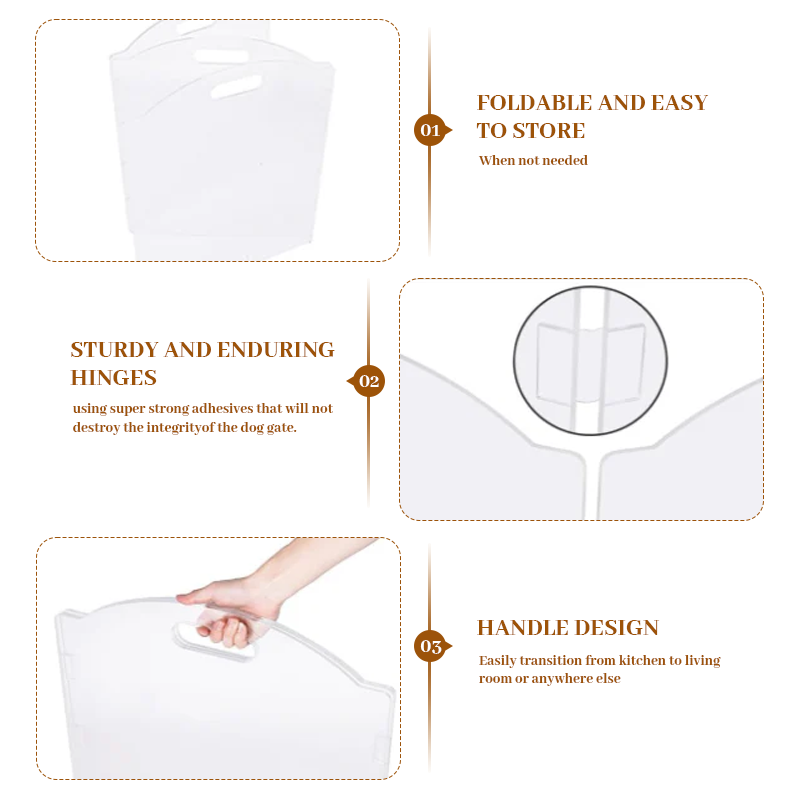 🛡️ Clear Acrylic Pet Gate