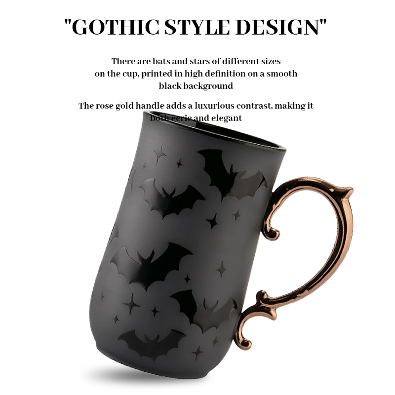 🦇 Gothic Bat Mug