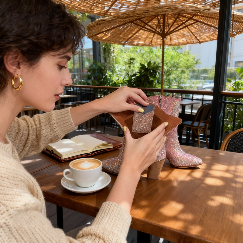 ✨Glitter Phone Card Holder