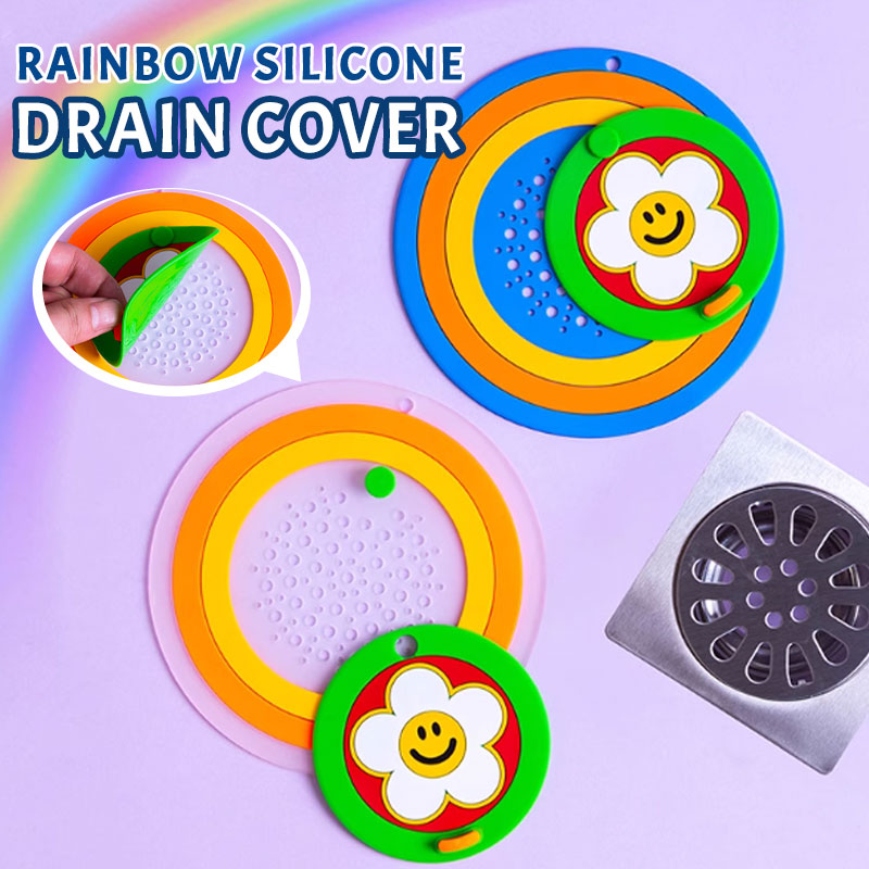 Rainbow Silicone Drain Cover