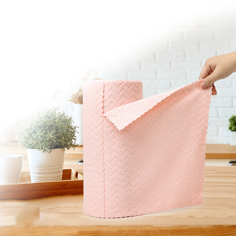 🧼🌀 Microfiber Cleaning Cloths Roll