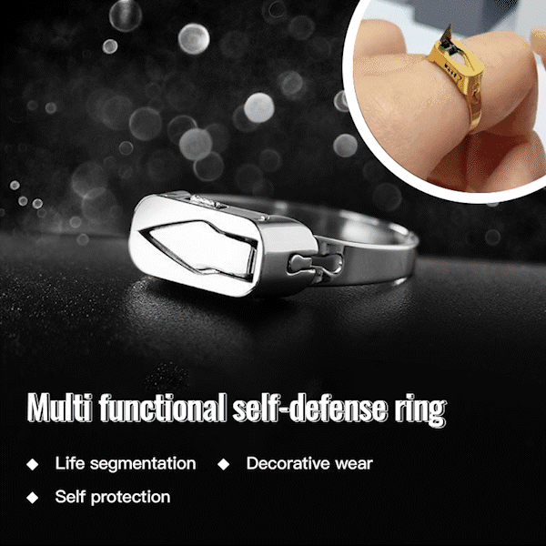 💍Metal Self Defense Ring Knife