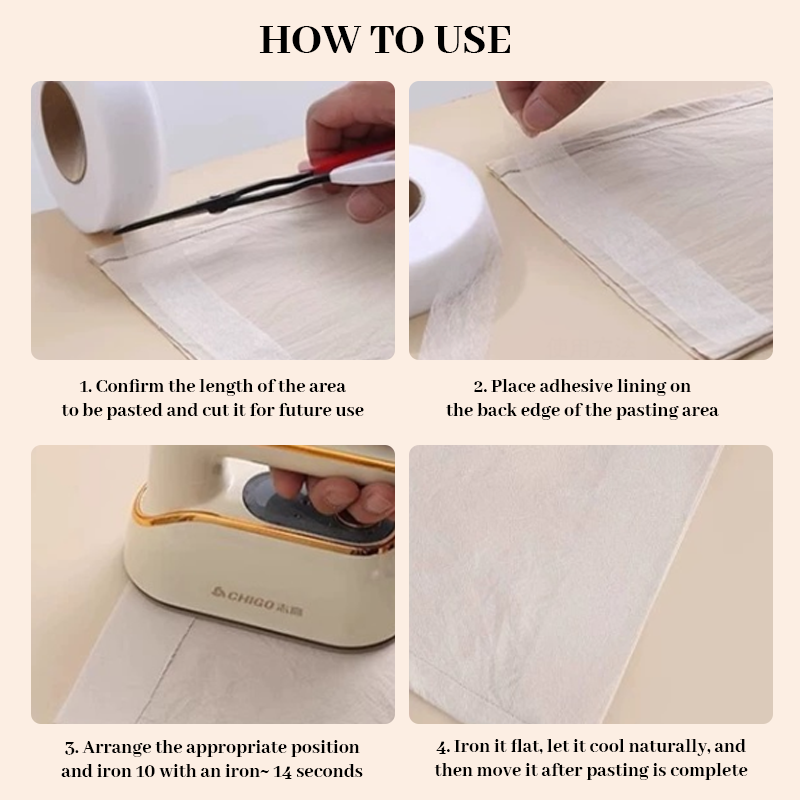 👔HeatnBond Iron On Hemming Tape