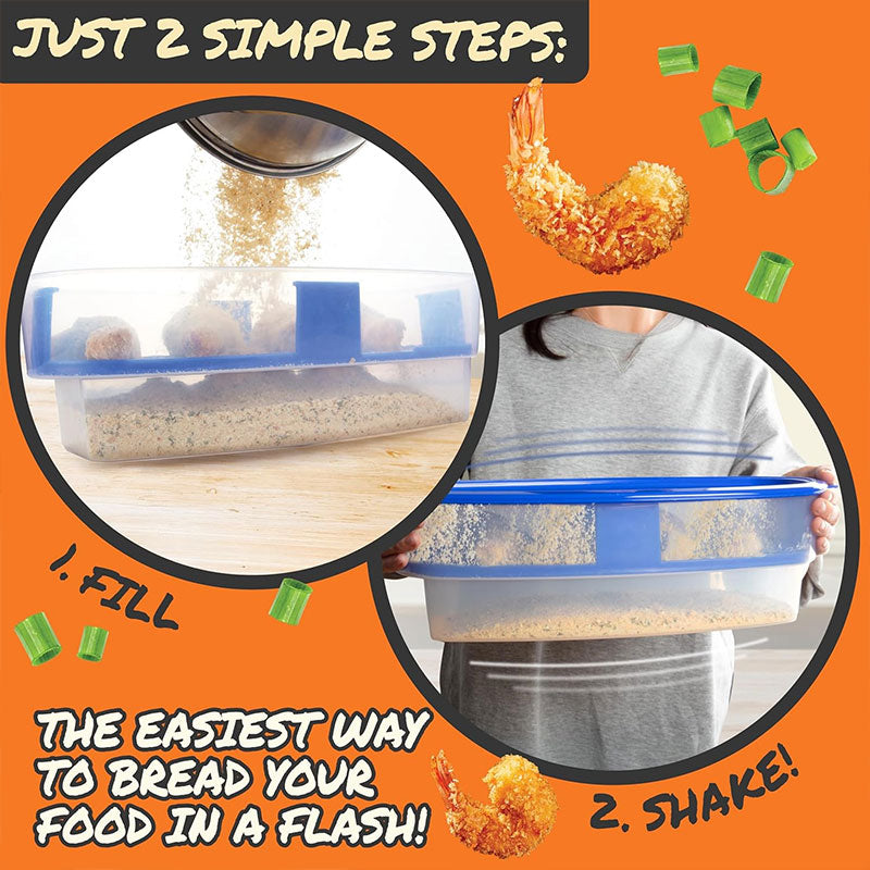 🍗 Breading Station – Mess-Free Coating Made Easy! 🍤