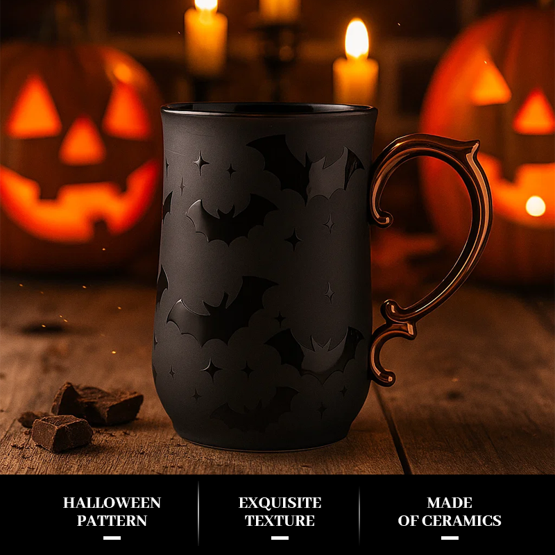 🦇 Gothic Bat Mug