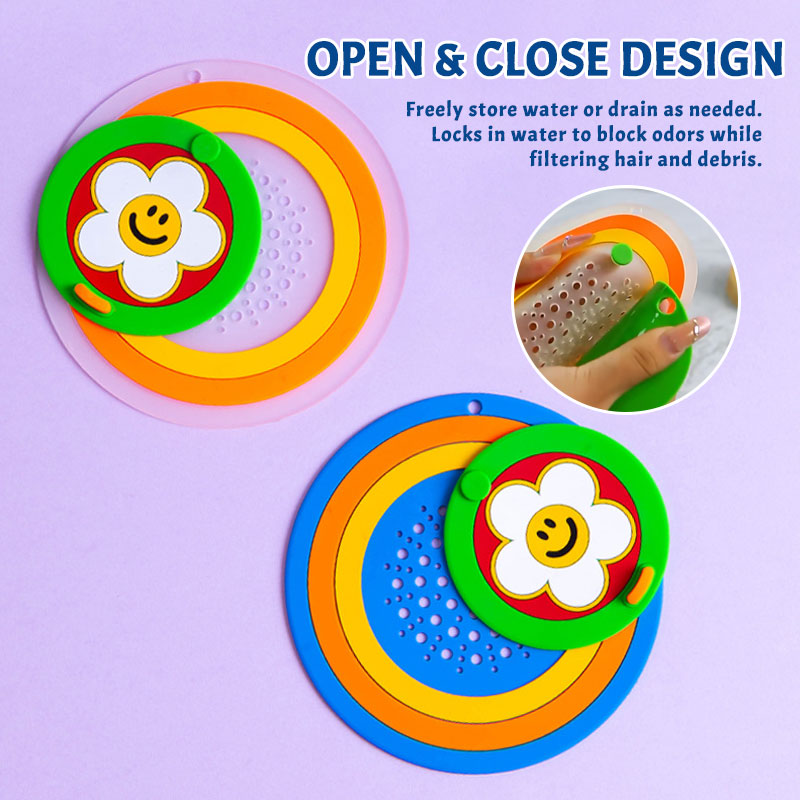 Rainbow Silicone Drain Cover