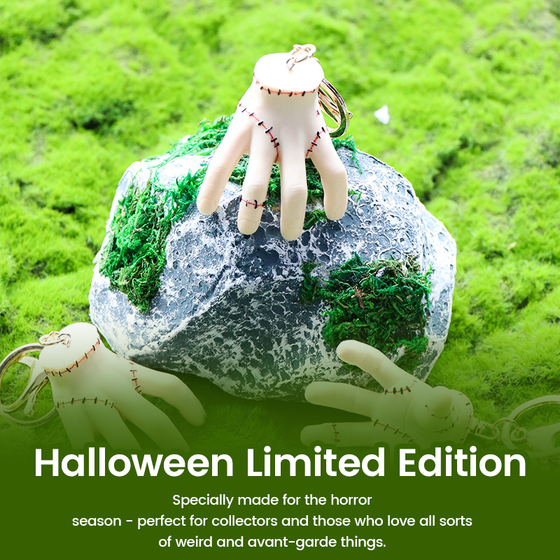 💀Bestseller! Wednesday Broken Hand Key Chain