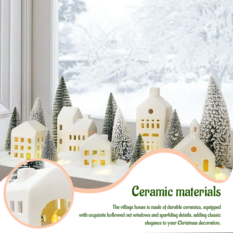 🎅 Cozy Christmas Village Set