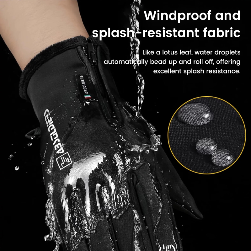 🧤 Autumn & Winter Zipper Gloves