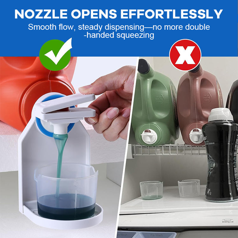 🌟 Upgraded Laundry Detergent Cup Holder · Make Laundry Effortless! 🌈🧺