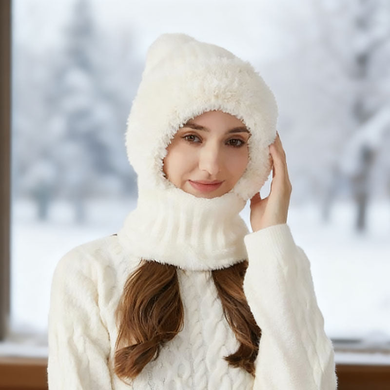 ❄️ 3-in-1 Thick Plush Winter Hat🧣