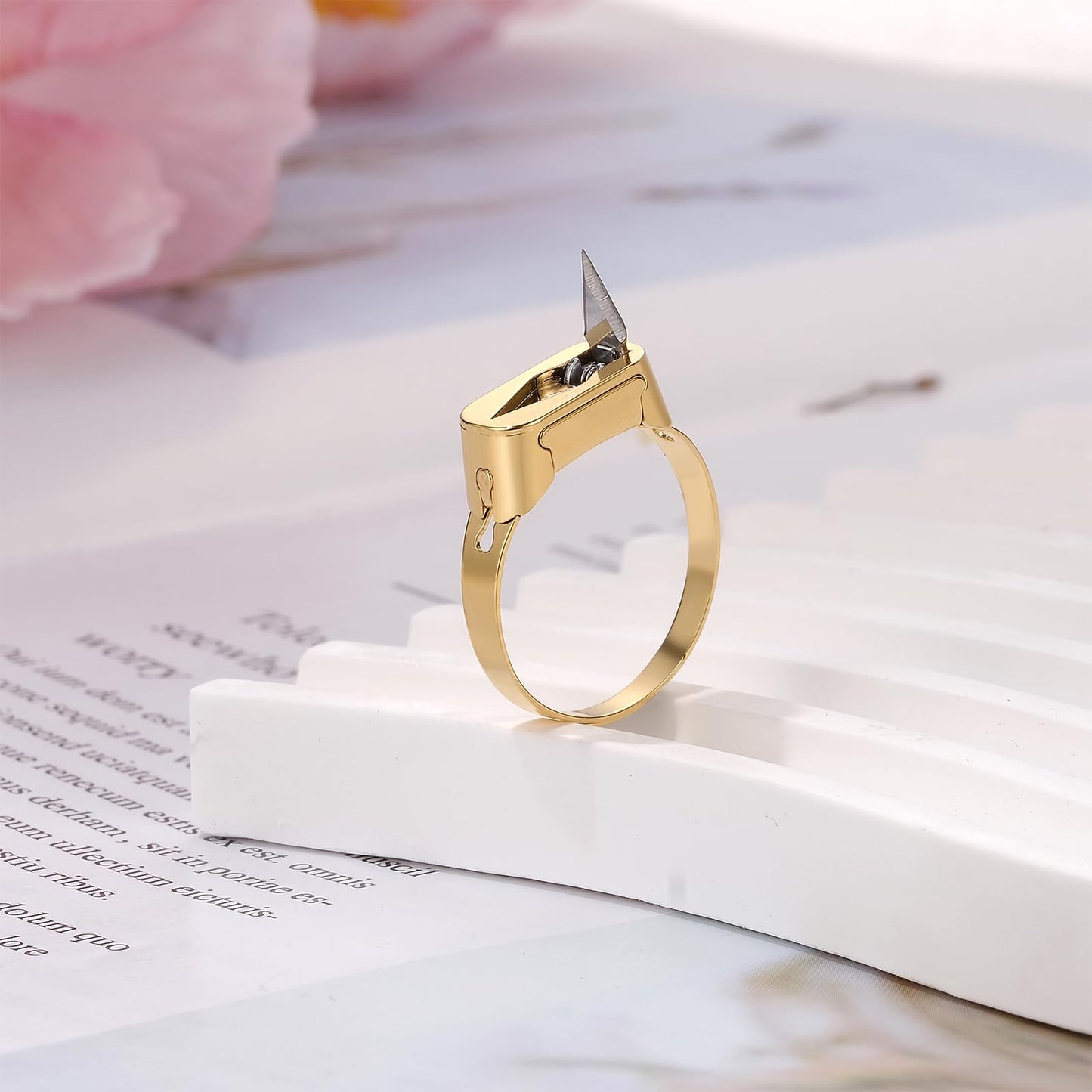 💍Metal Self Defense Ring Knife