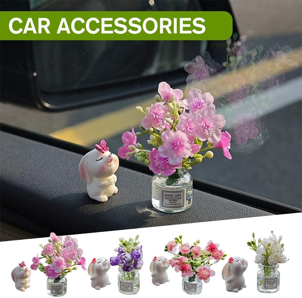 Miniature vase ornament for cars