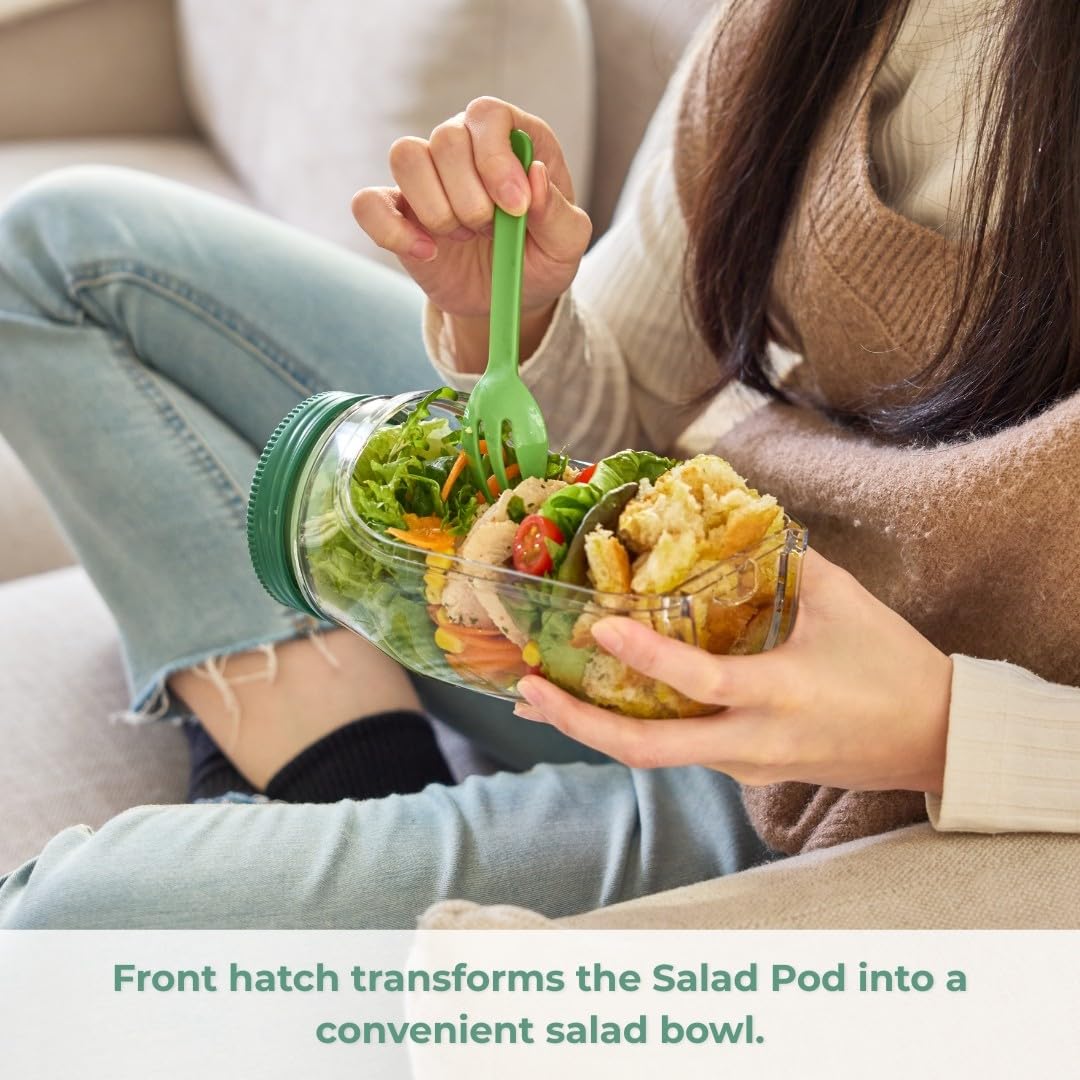 🥗 On-the-Go Salad Pod – Stay Fresh Anywhere