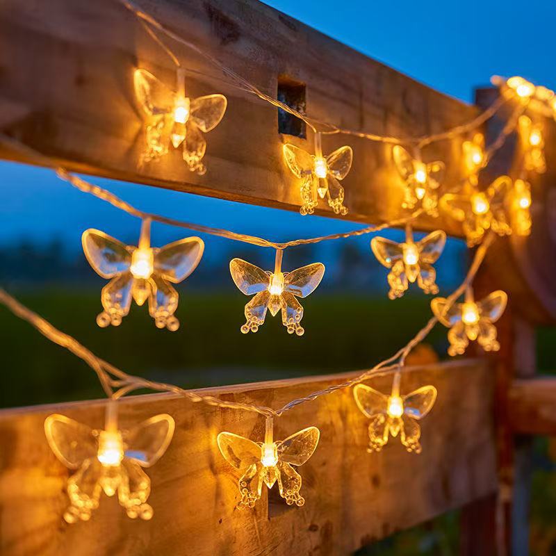 🐝Solar-powered LED bee light chains