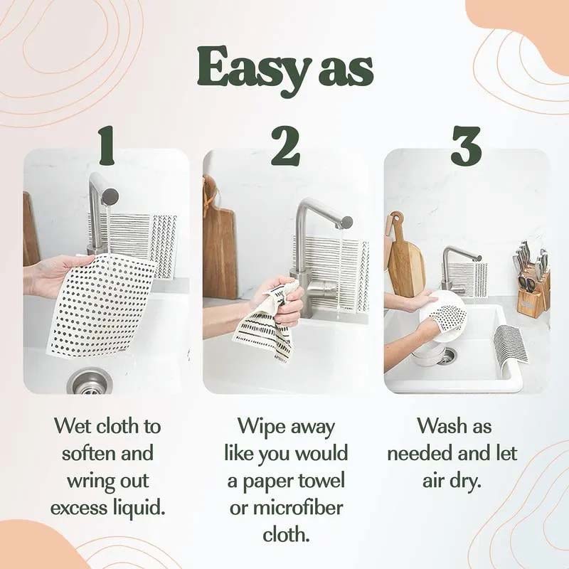 🧽 Dishcloths for Kitchen & Cleaning