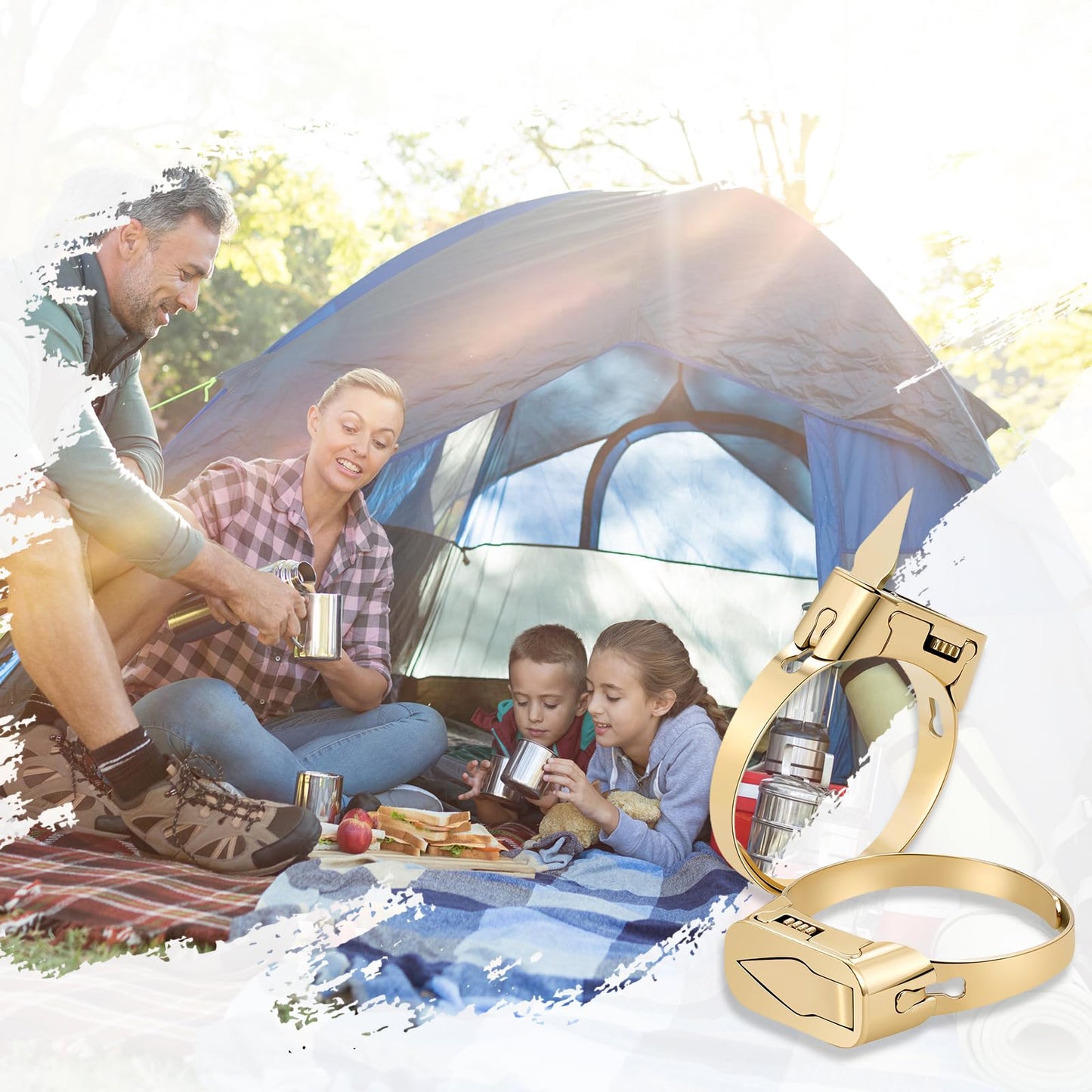 💍Metal Self Defense Ring Knife