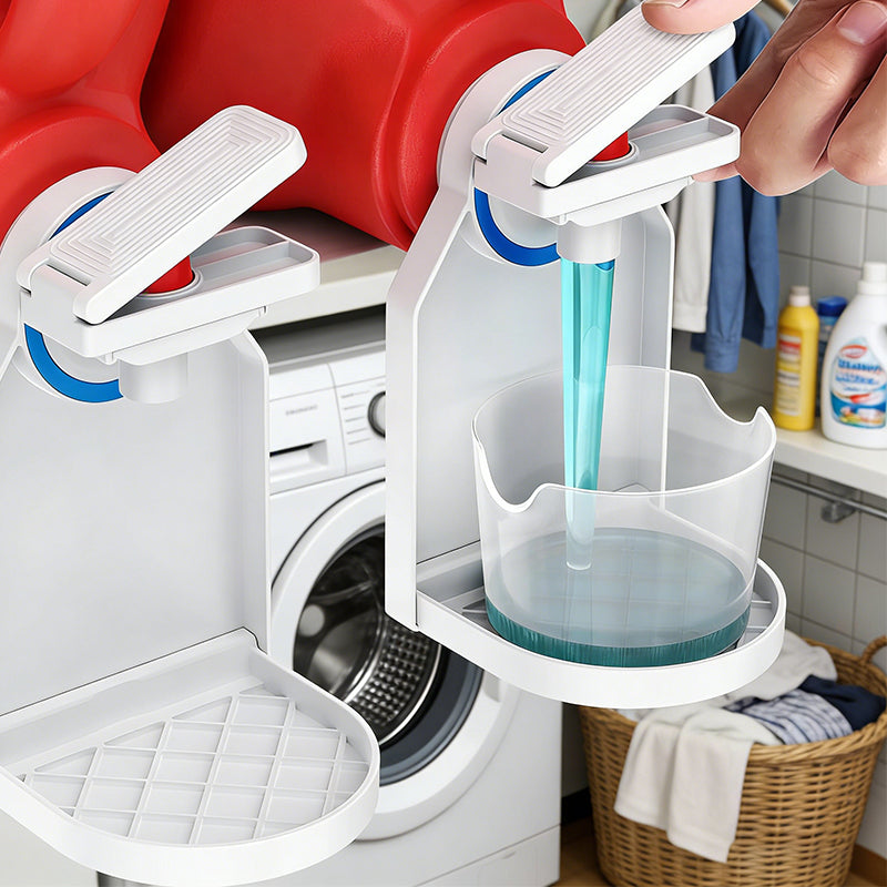 🌟 Upgraded Laundry Detergent Cup Holder · Make Laundry Effortless! 🌈🧺