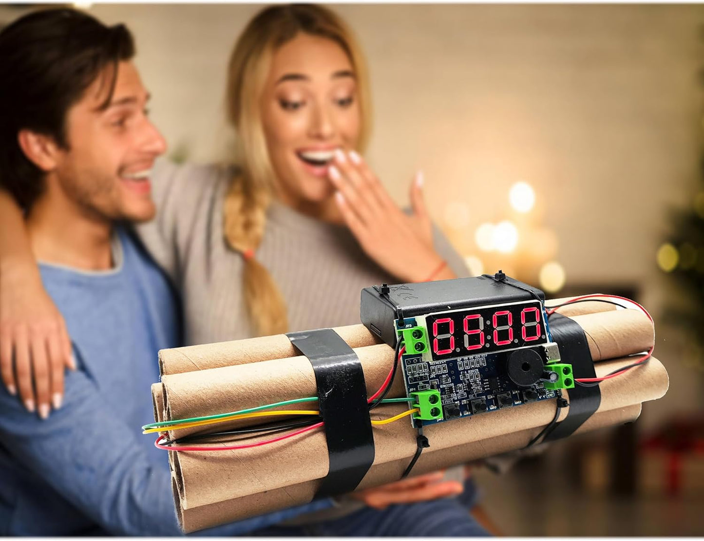 2025 New product 💥Dynamite Shaped Clock⏰