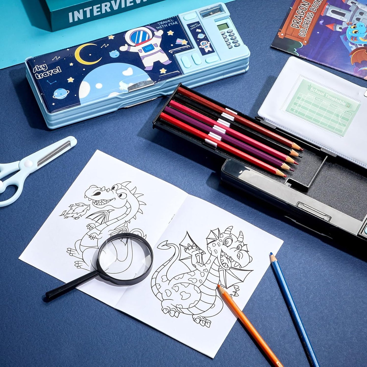 📚 Kids’ Favorite! Multi Pencil Case & Organizer