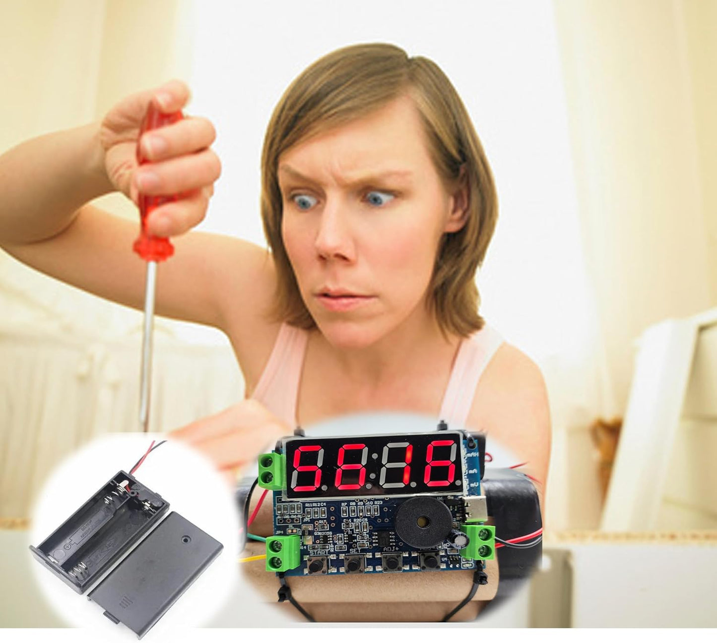 2025 New product 💥Dynamite Shaped Clock⏰