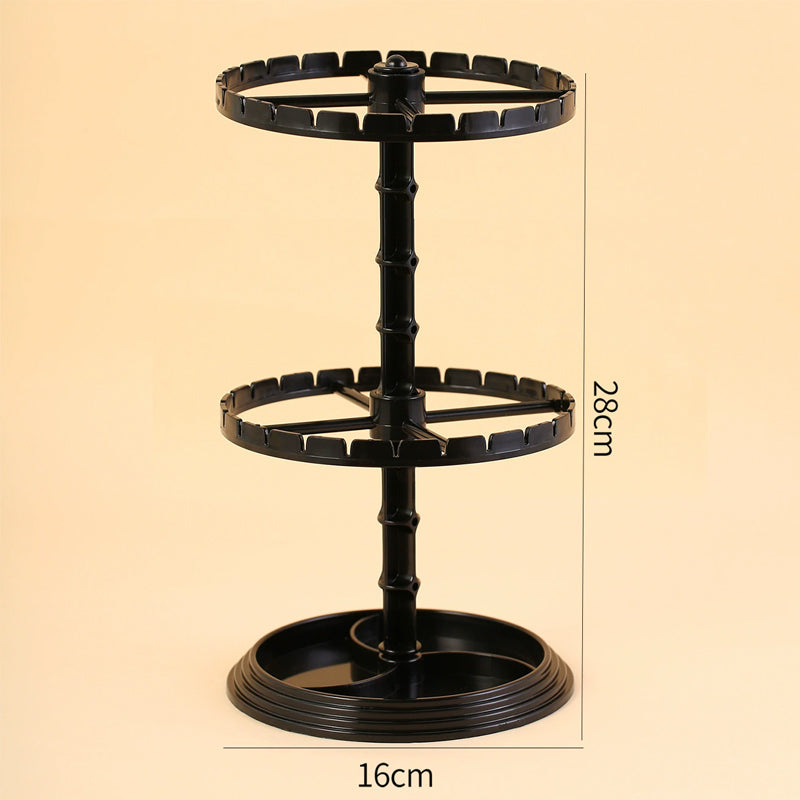 Multi-Layer Rotating Jewelry Storage Rack
