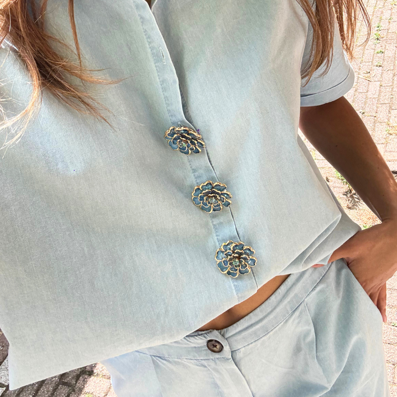 ⭐Hot Pick! Silver Button Covers💎Fashion Must-Have!