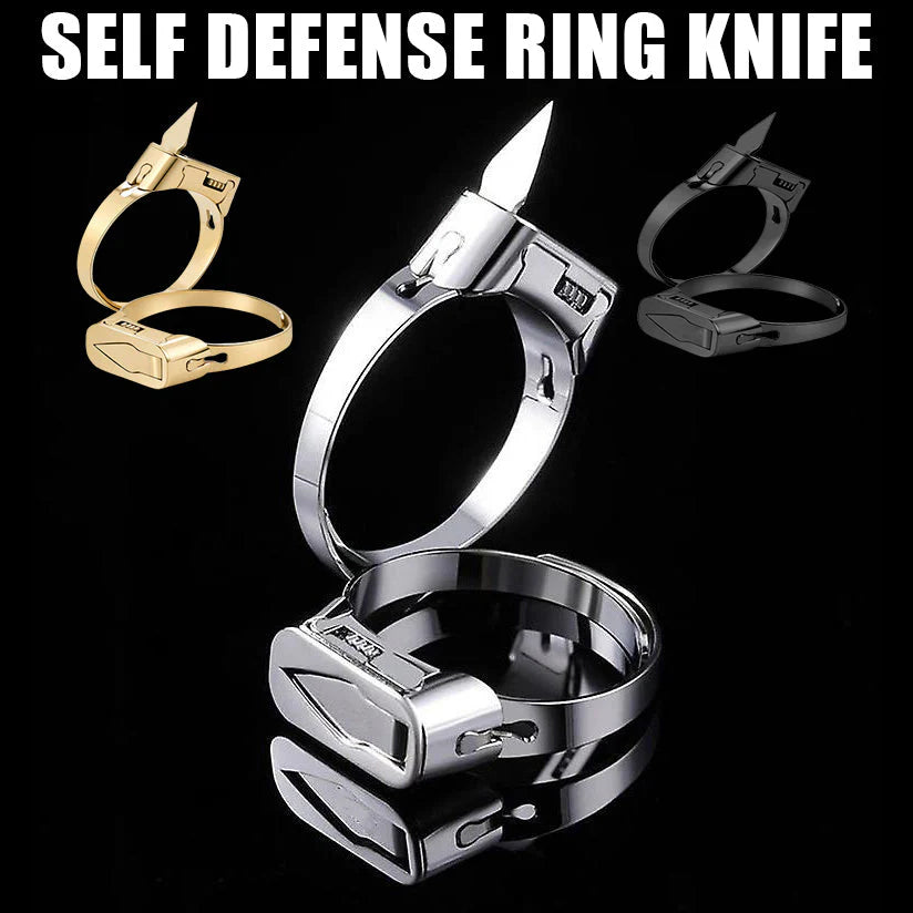 💍Metal Self Defense Ring Knife
