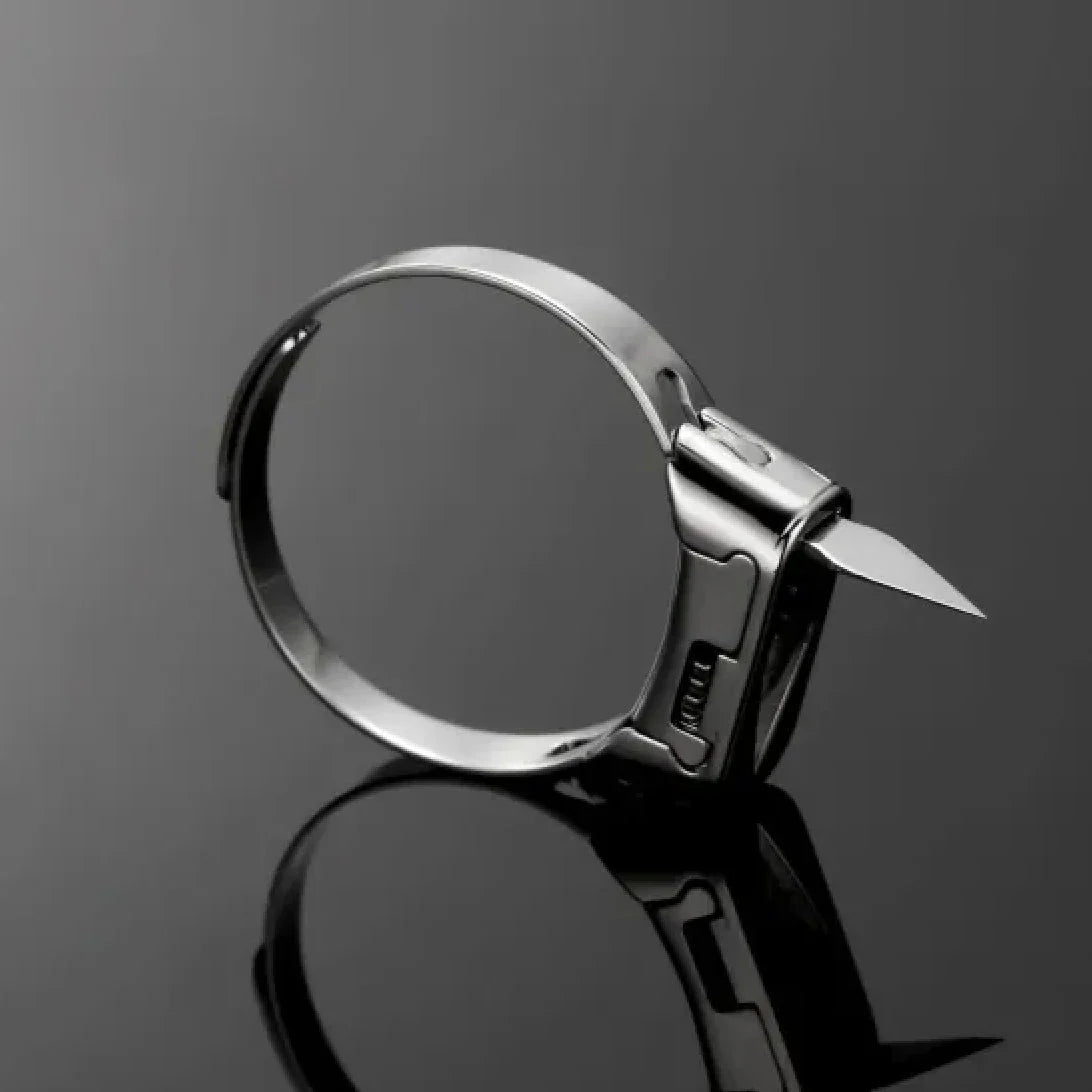 💍Metal Self Defense Ring Knife