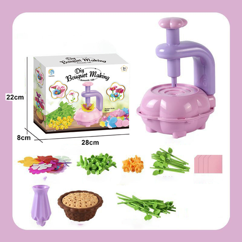 🌸 DIY Fabric Flower Bouquet Kit – Creative Arts & Crafts for Kids 🌸