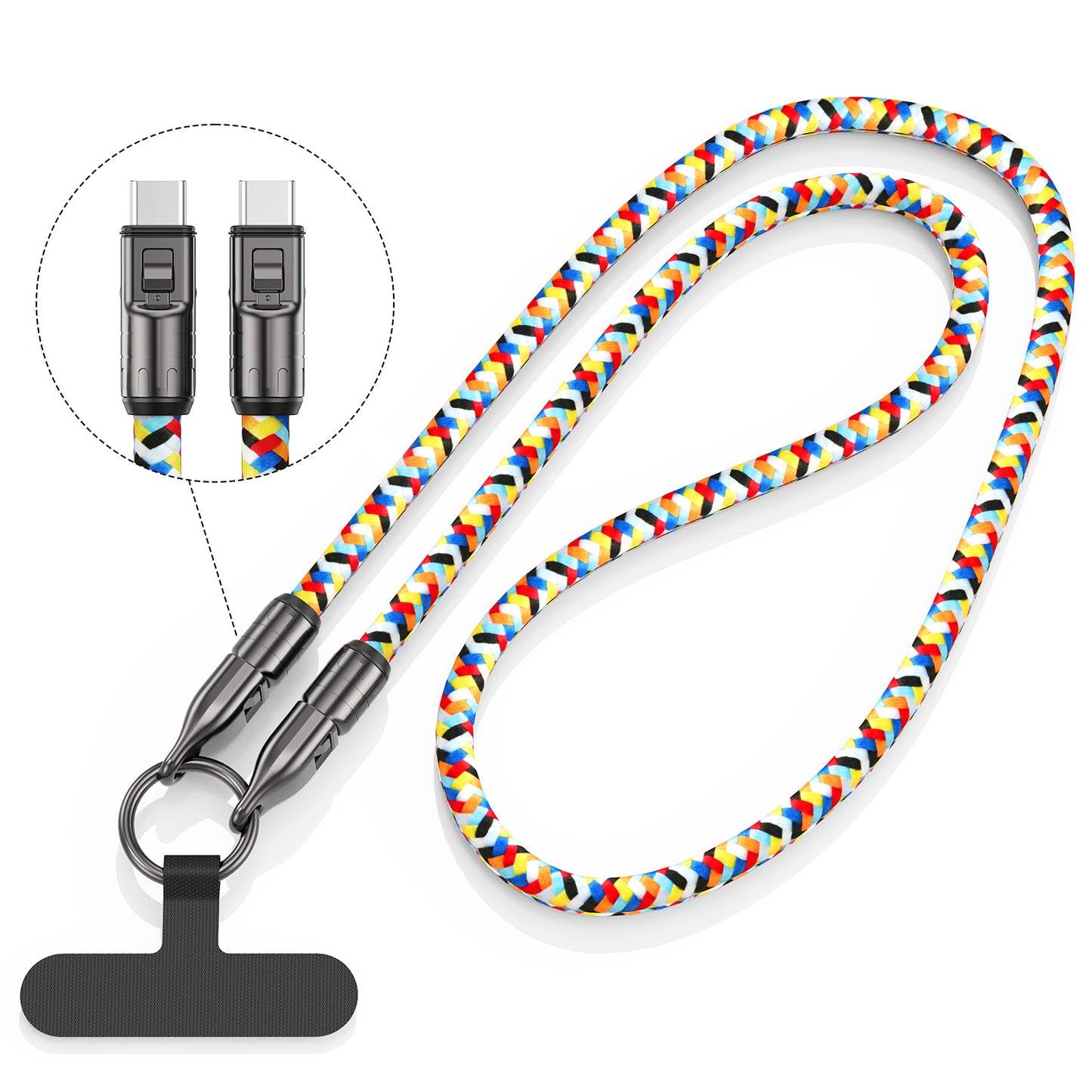 🔥C to C 240W Charging Cable with Wearable Bracelet Design