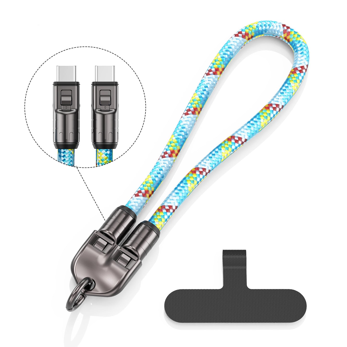 🔥C to C 240W Charging Cable with Wearable Bracelet Design