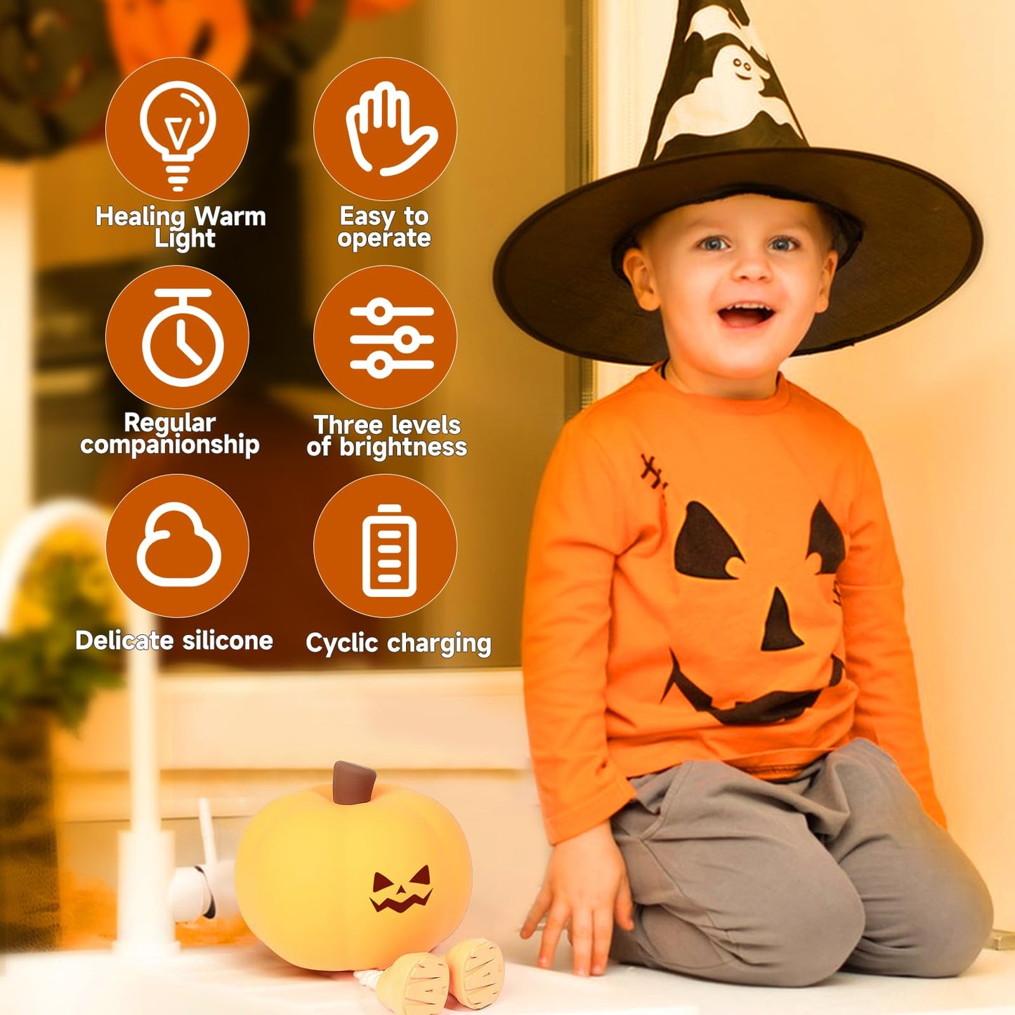 🎃Pumpkin Night Light