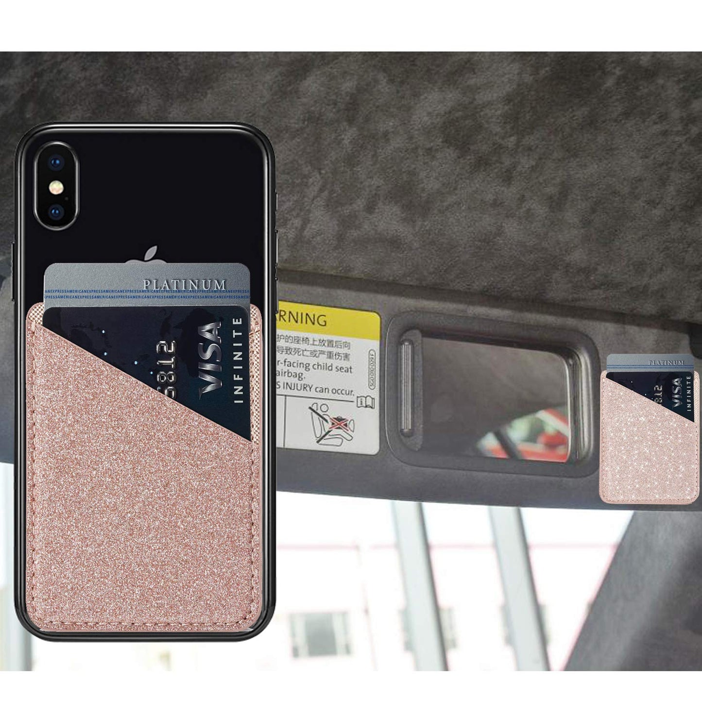 ✨Glitter Phone Card Holder