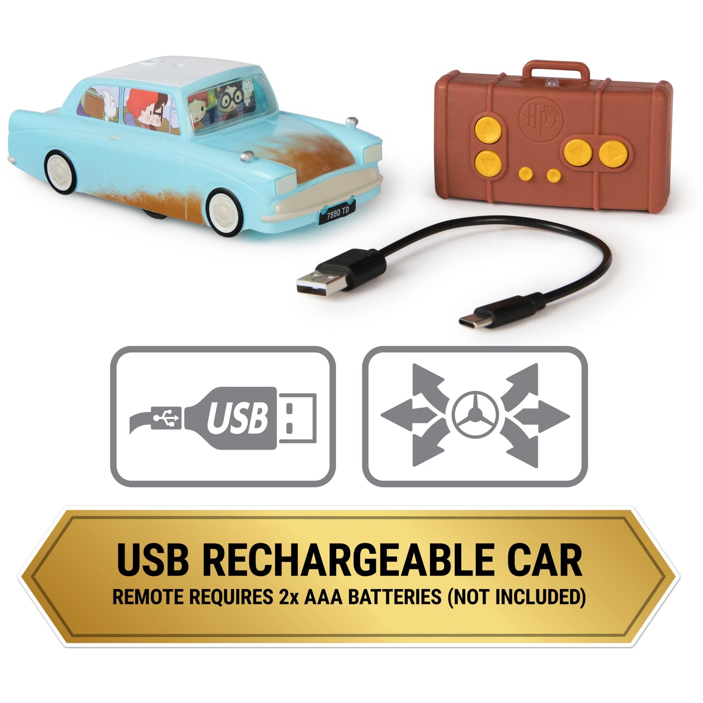 Weasley’s Flying Remote Control Car with Zero Gravity Technology