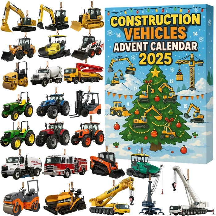 Advent Calendar For Construction Vehicles 2025