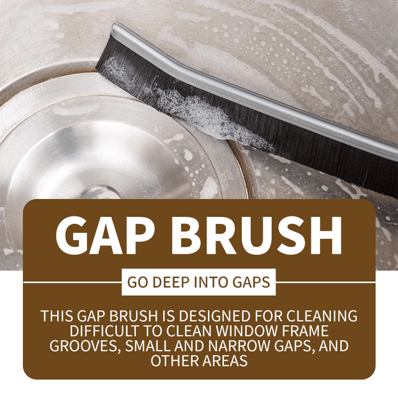 🔥2025 New Arrival 🔥Hard-Bristled Crevice Cleaning Brush